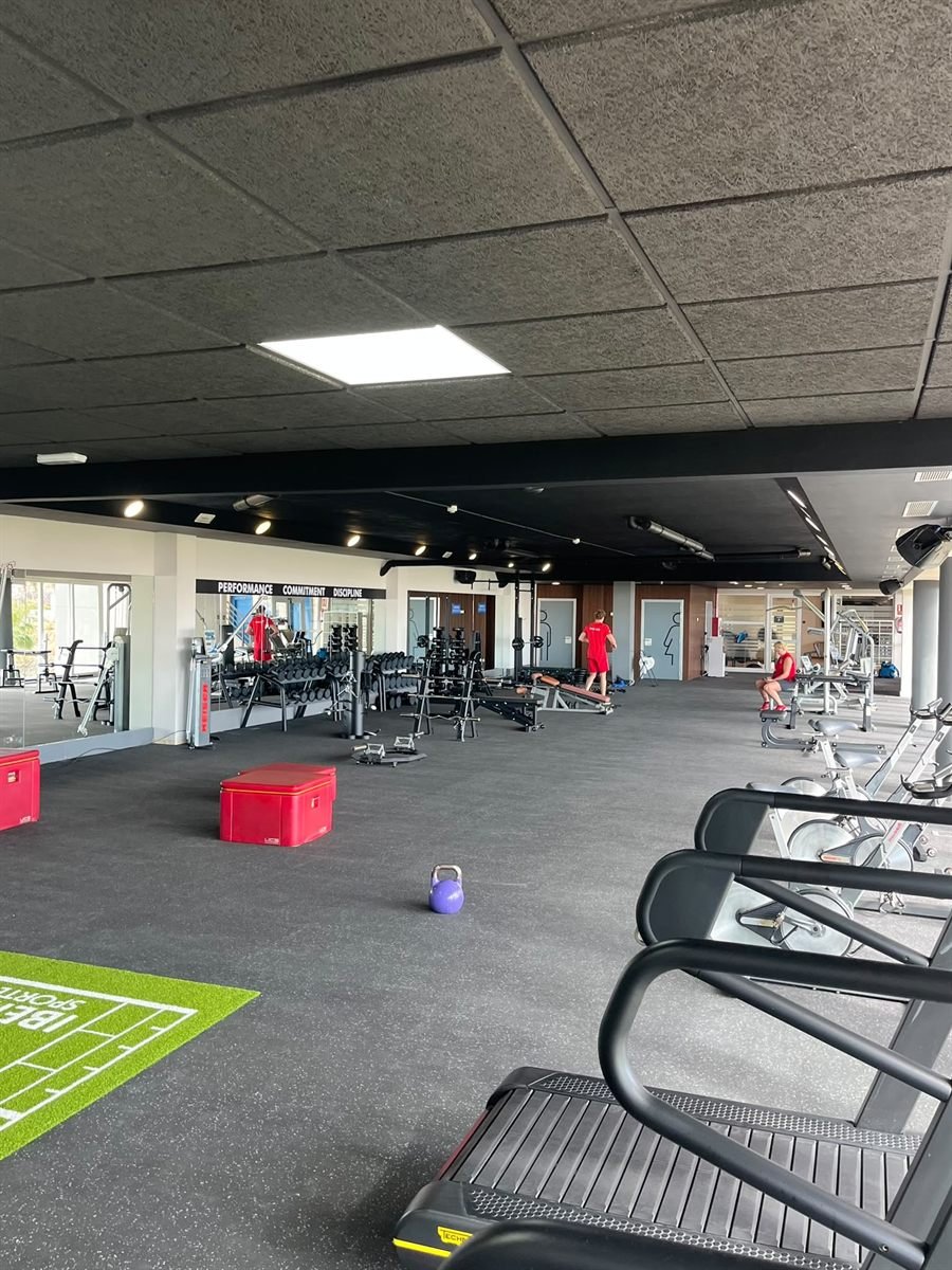 Plateau de renforcement musculaire équipé